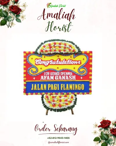 Bunga Papan Congratulation di Sinarbentang